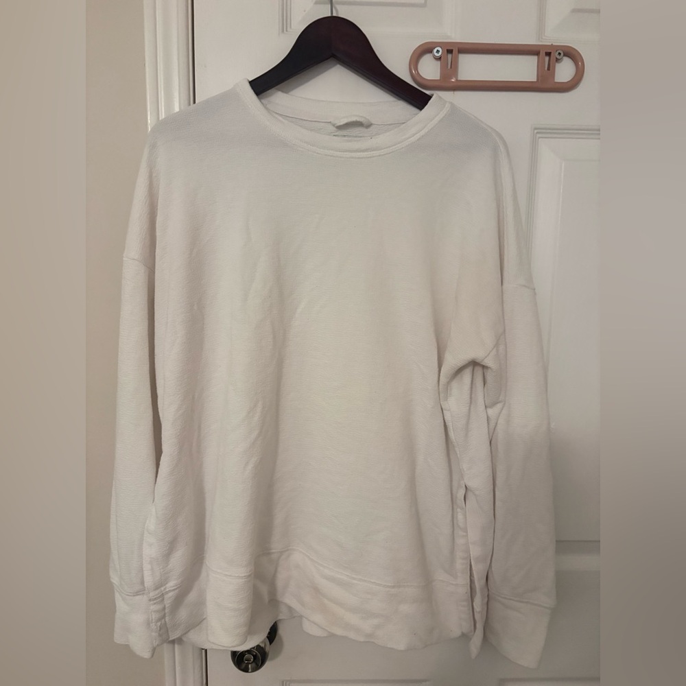 Aerie Crewneck Sweatshirt in White